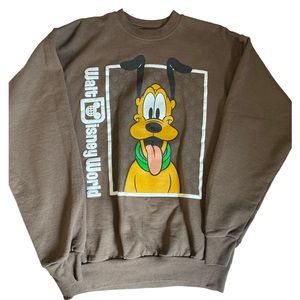 Disney Pluto brown sweatshirt